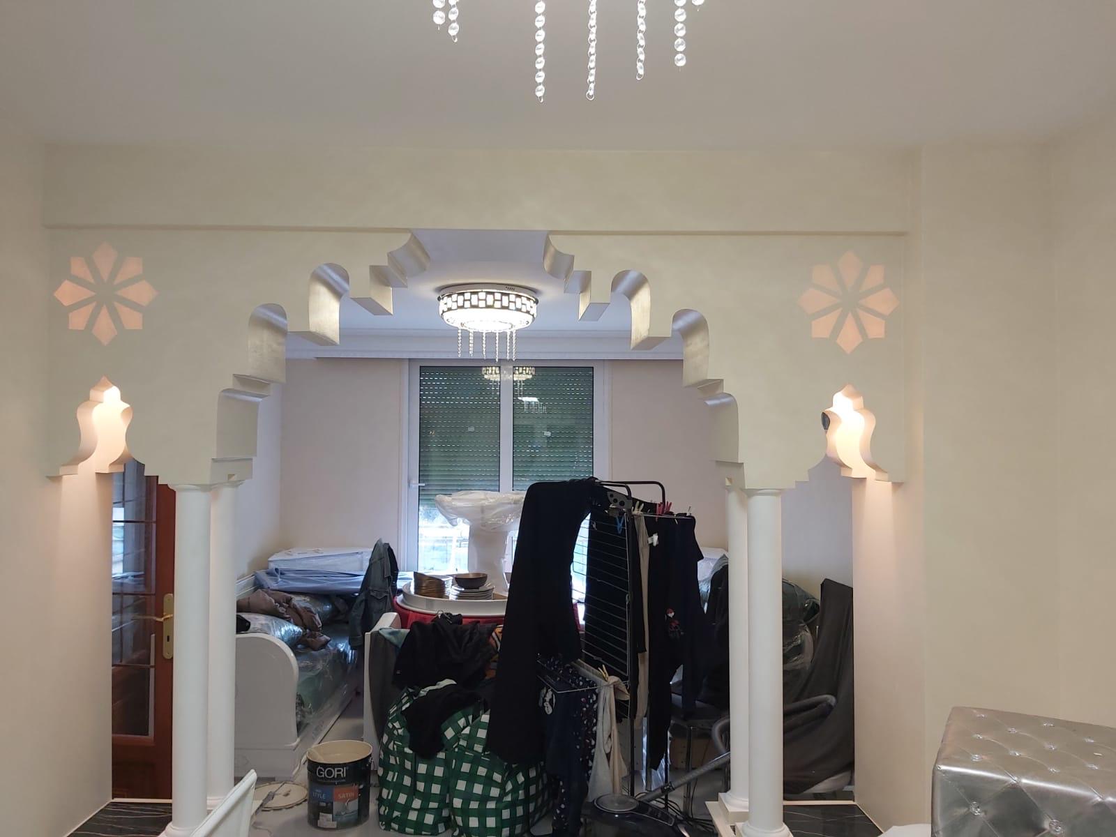 Arche intérieure décorative réalisée sur mesure